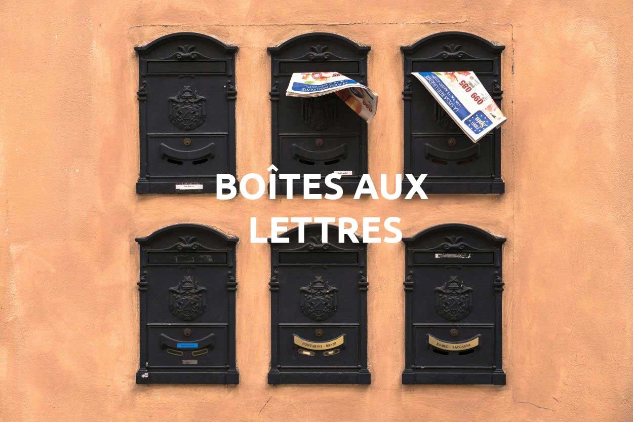 BOÎTES AUX LETTRES