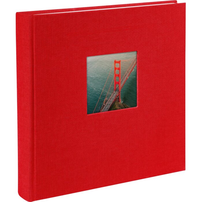 Goldbuch album photo Bella Vista rouge 25x25 cm 60 pages blanches