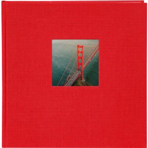 Goldbuch album photo Bella Vista rouge 25x25 cm 60 pages blanches