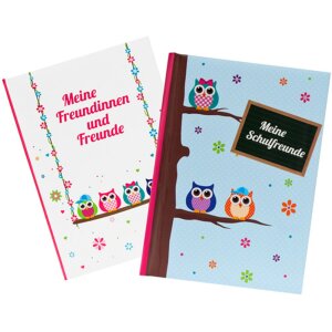 Livre dor des amis Chouette 15x21 cm 72 pages...