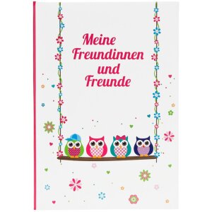 Livre dor des amis Chouette 15x21 cm 72 pages...