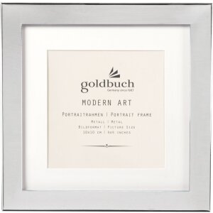 Goldbuch cadre portrait métal Modern Art 10x10 cm...