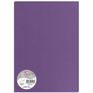 5 feuilles Pollen DIN A4 120 g - violet