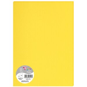 5 feuilles Pollen DIN A4 120 g - jaune soleil