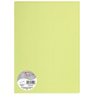 5 feuilles de pollen DIN A4 120 g - vert bouton