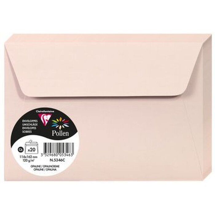 Enveloppes POLLEN opaline 114x162 mm - 5346C