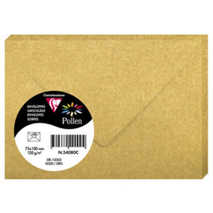 Enveloppes or 75x100 mm - 54080C