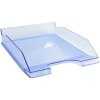 Corbeille à courrier COMBO 2 Classic bleu glacé transparent glossy