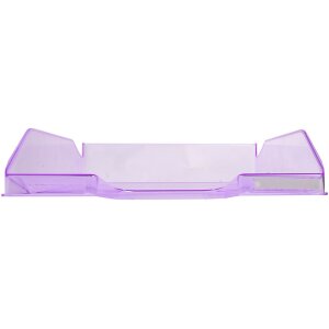 Corbeille à courrier Combo 2 Classic violet transparent glossy