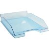 Corbeille à courrier Combo 2 Classic turquoise transparent glossy