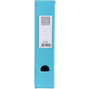 Exacompta Porte-revue PVC dos 70mm Porte-étiquette et trou de préhension pastel