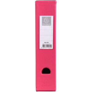 Exacompta Porte-revue PVC dos 70mm Porte-étiquette et trou de préhension pastel