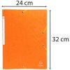 Dossier de classement avec élastique et 3 rabats en carton monobloc Scotten Manila 425g Nature Future, pour format A4 Orange