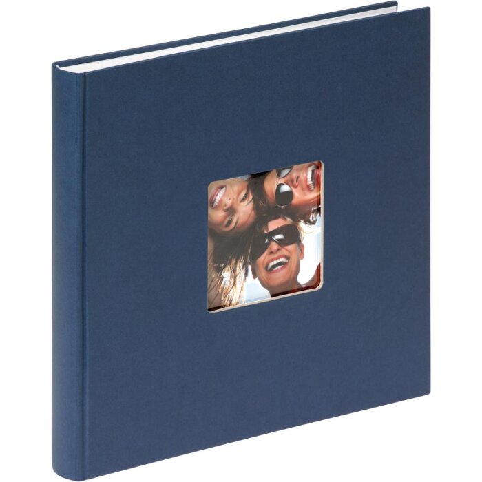 Walther Fun Album photo design 26x25 cm bleu 40 pages blanches