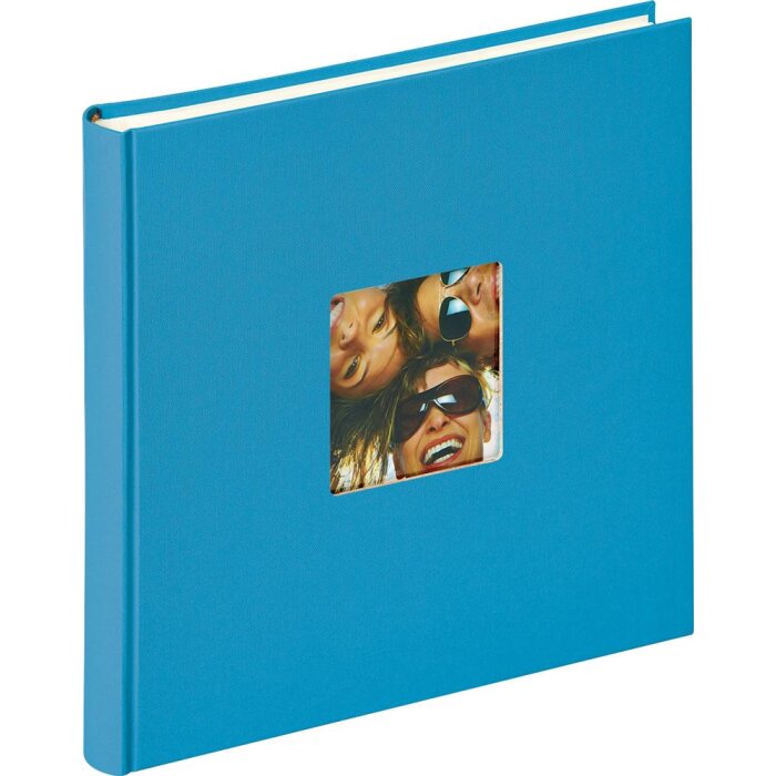 Walther Album photo Fun bleu océan 26x25 cm 40 pages blanches