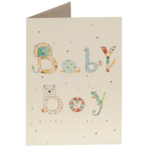 Carte de vœux bébé BABY BOY