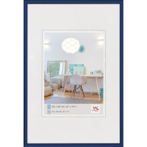 Cadre plastique New Lifestyle 24x30 cm bleu