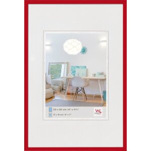 Cadre plastique New Lifestyle 24x30 cm rouge