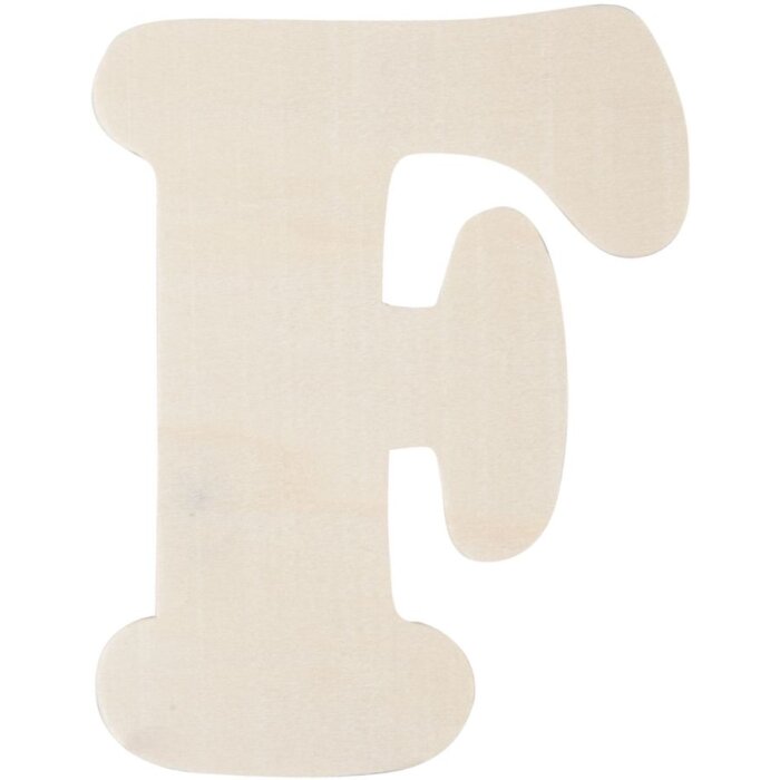 Lettre F en bois 11 cm