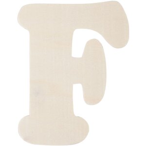 Lettre F en bois 11 cm