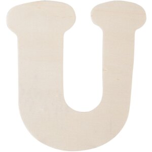 Clayre & Eef Lettre U en bois 11 cm