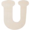 Clayre & Eef Lettre U en bois 11 cm