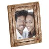 Cadre photo en bois Walther Dupla 15x20 cm blanc-naturel