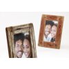 Cadre photo en bois Walther Dupla 15x20 cm blanc-naturel