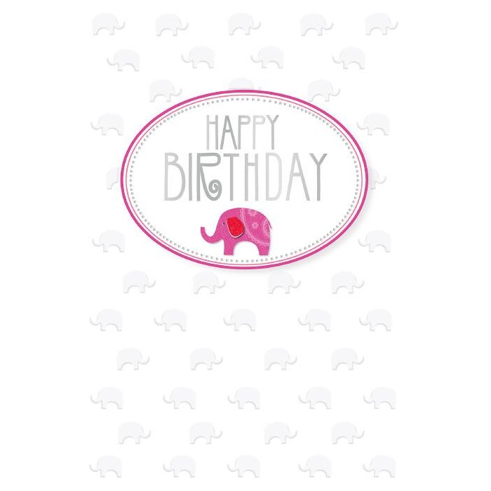 Artebene Carte Birthday Eléphant