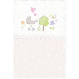 Artebene carte broderie naissance poussette