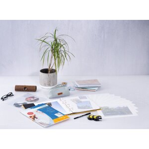 Carton photo HERMA A4 blanc 230x297 avec feuille de protection 10 feuilles