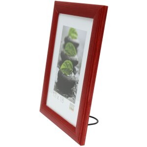 Cadre en bois S40C Deknudt 13x18 cm rouge