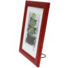 Cadre en bois S40C Deknudt 13x18 cm rouge