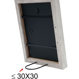 Cadre en bois S45R bloc 30x30 cm clair