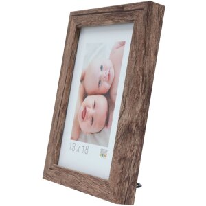 Cadre en bois S45R bloc 10x15 cm brun