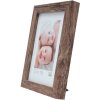 Cadre en bois S45R bloc 10x15 cm brun