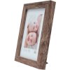 Cadre en bois S45R bloc 15x20 cm brun