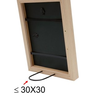 Cadre en bois S45R bloc 20x20 cm chêne