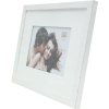 Cadre photo S67KS passe-partout en bois 15x20 cm blanc