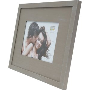 Cadre photo S67KS passe-partout en bois 15x20 cm beige