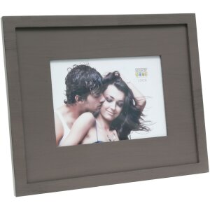 Cadre photo S67KS passe-partout en bois 13x13 cm brun