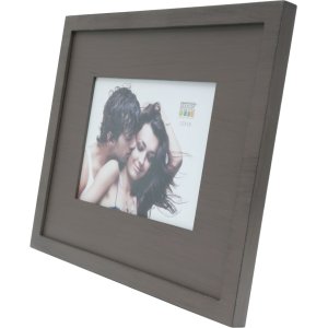 Cadre photo S67KS passe-partout en bois 13x13 cm brun