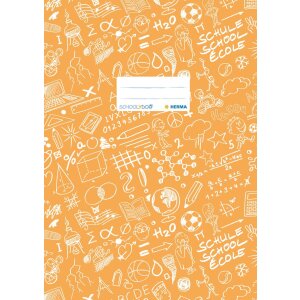 Protège-cahier A4 SCHOOLYDOO orange