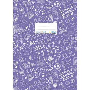 Protège-cahier A4 SCHOOLYDOO violet