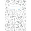 Protège-cahier A5 SCHOOLYDOO blanc