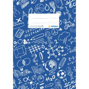 Protège-cahier A5 SCHOOLYDOO bleu