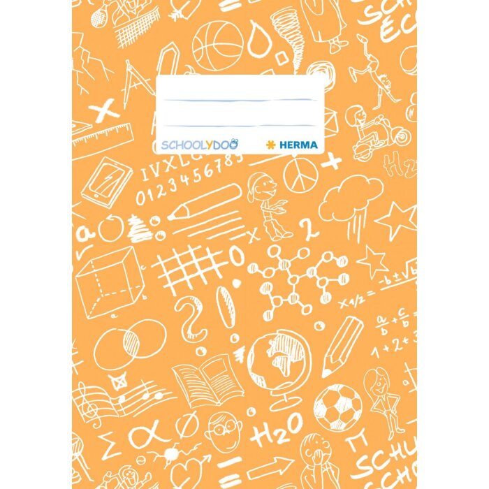 Protège-cahier A5 SCHOOLYDOO orange