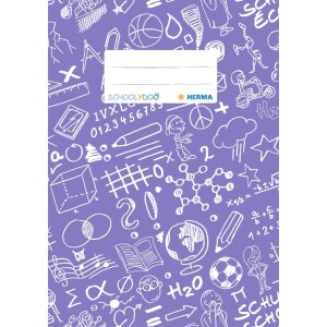 Protège-cahier A5 SCHOOLYDOO violet