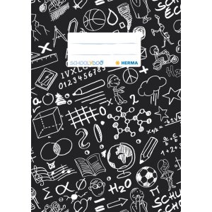 Protège-cahier A5 SCHOOLYDOO noir