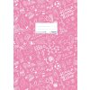 Protège-cahier A4 SCHOOLYDOO rose